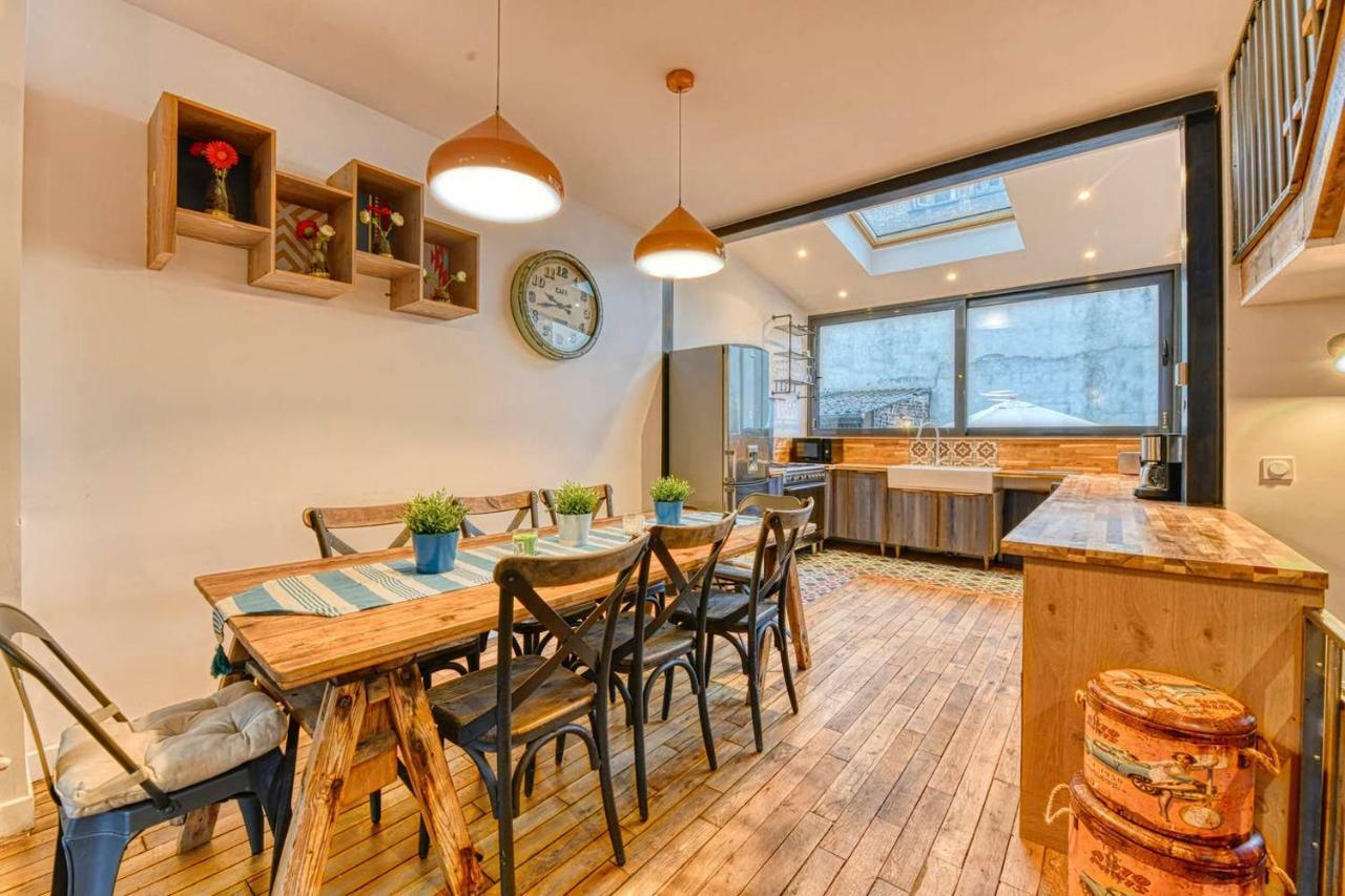 圣但尼Chic And Vintage House With Garden别墅 外观 照片